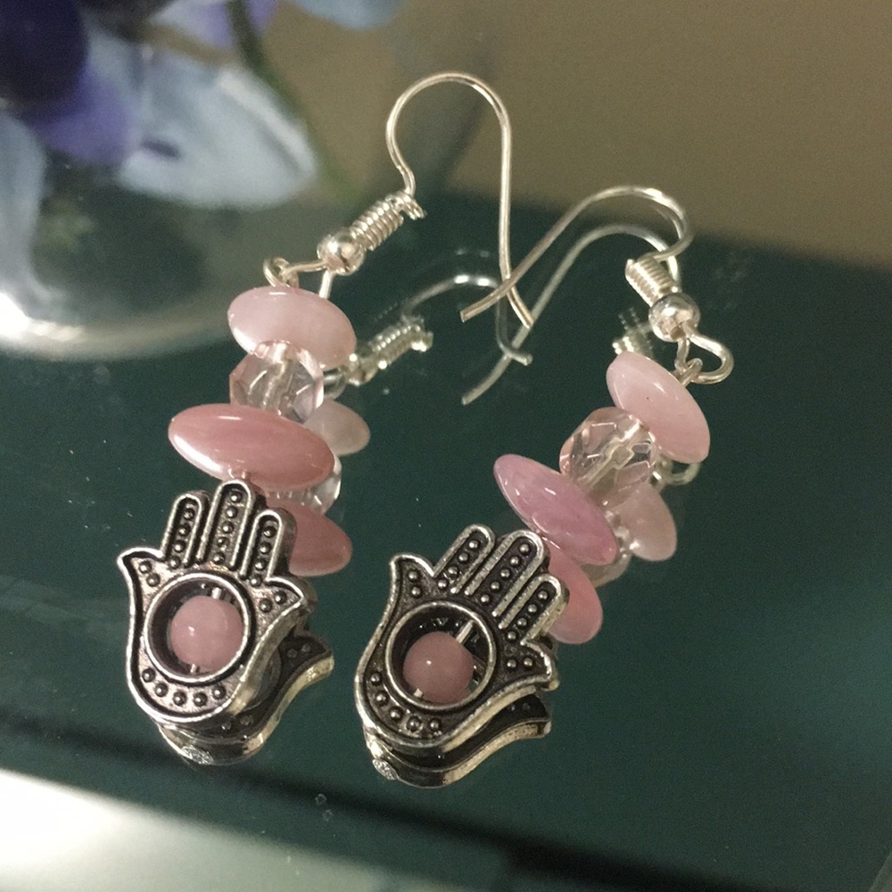 Handmade Crystal Healing Earrings